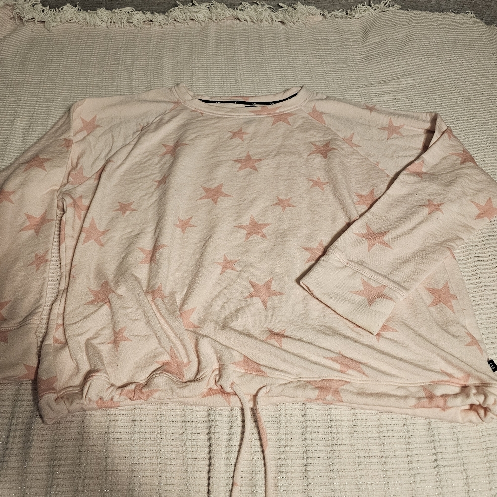 Gap cropped draw string sweatshirt